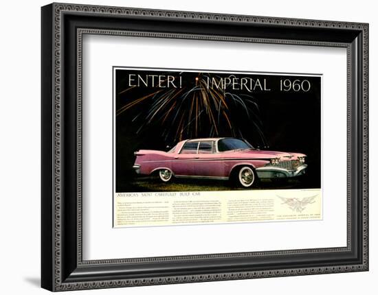 Chrysler Enter! Imperial 1960-null-Framed Art Print