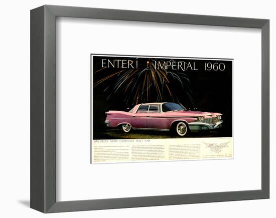 Chrysler Enter! Imperial 1960-null-Framed Art Print