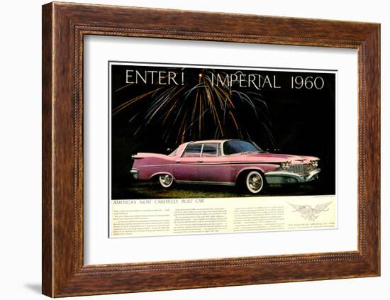 Chrysler Enter! Imperial 1960-null-Framed Art Print