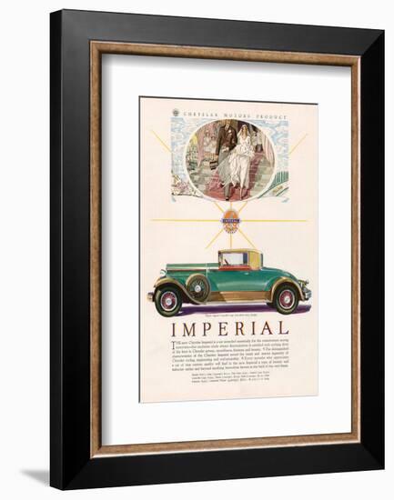 Chrysler Imperial Convertible-null-Framed Art Print