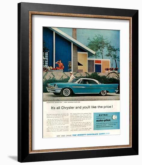 Chrysler New Windsor Dartline-null-Framed Art Print