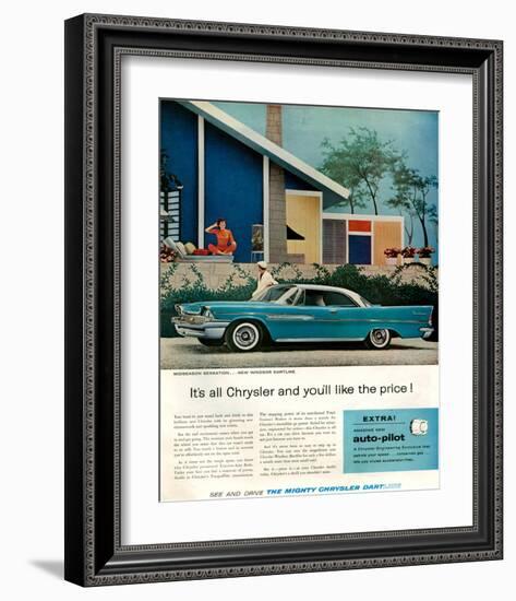 Chrysler New Windsor Dartline-null-Framed Art Print