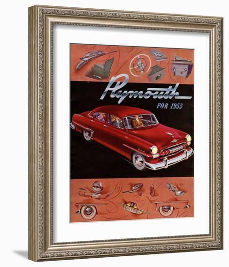 Chrysler Plymouth for 1953-null-Framed Art Print