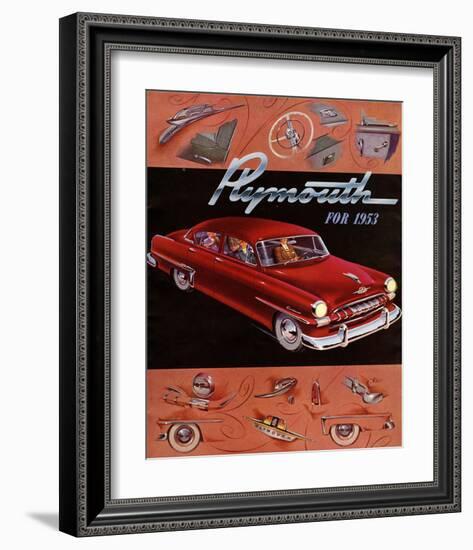 Chrysler Plymouth for 1953-null-Framed Art Print