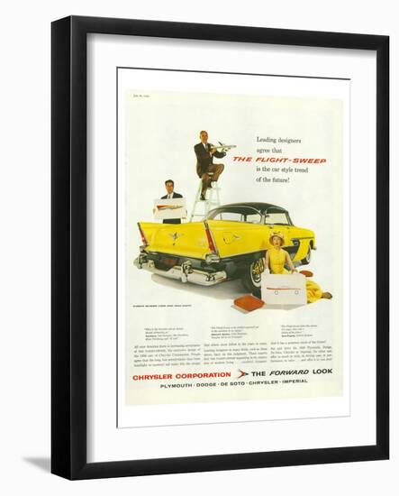 Chrysler - the Flight-Sweep-null-Framed Art Print