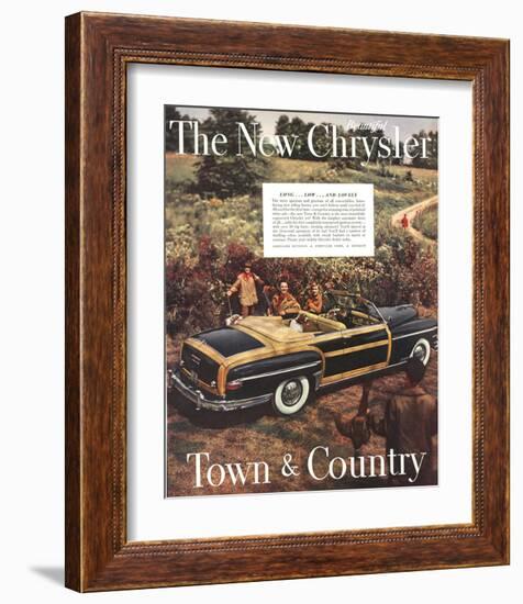 Chrysler Town & Country Conv.-null-Framed Art Print