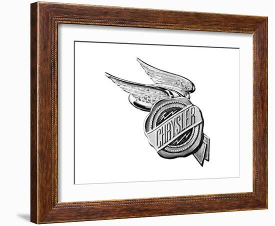 Chrysler Wings Logo 1928-null-Framed Art Print