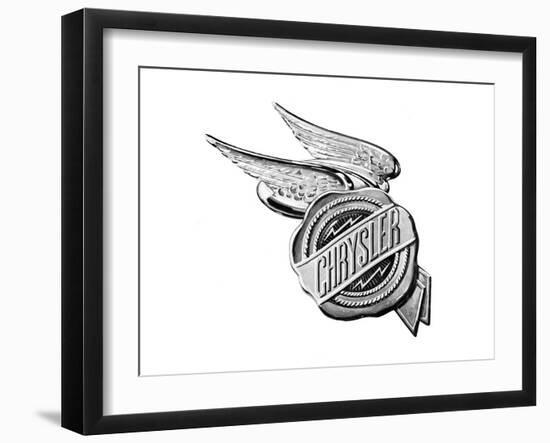 Chrysler Wings Logo 1928-null-Framed Art Print