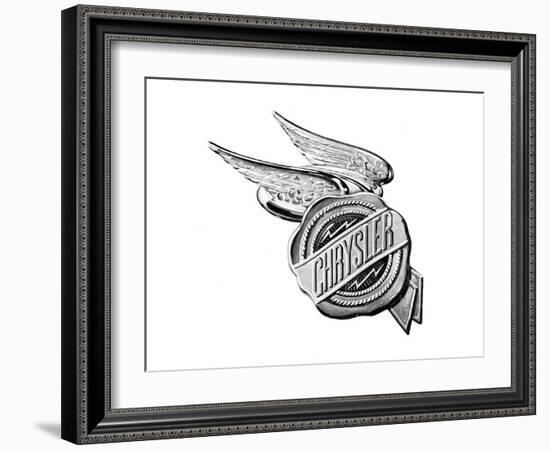 Chrysler Wings Logo 1928-null-Framed Art Print