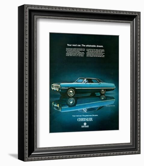 Chrysler-Your Next Car:Newport-null-Framed Premium Giclee Print