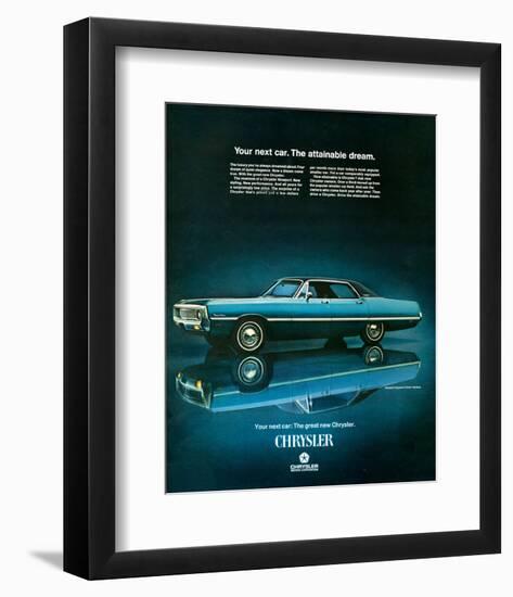 Chrysler-Your Next Car:Newport-null-Framed Premium Giclee Print