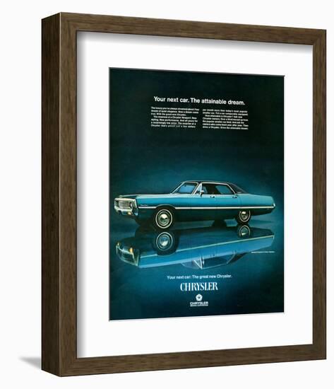 Chrysler-Your Next Car:Newport-null-Framed Premium Giclee Print