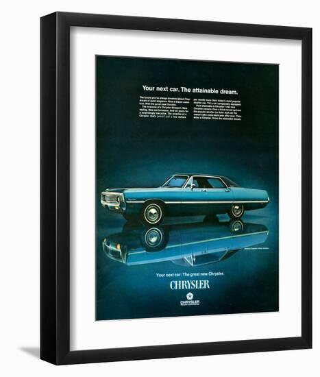 Chrysler-Your Next Car:Newport-null-Framed Art Print