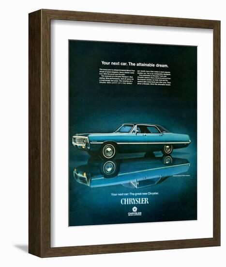 Chrysler-Your Next Car:Newport-null-Framed Art Print