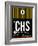 CHS Charleston Luggage Tag I-NaxArt-Framed Art Print