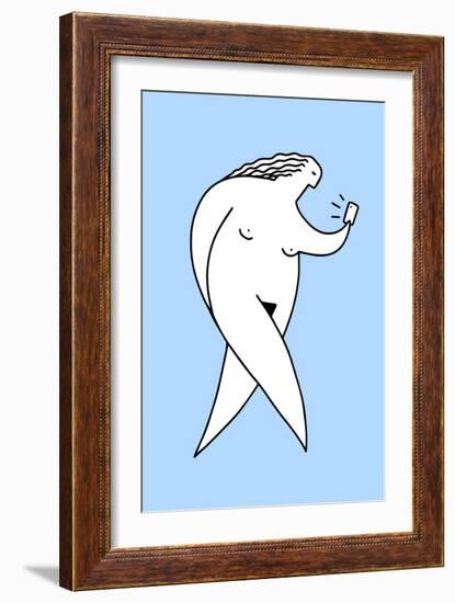 Chubby Selfie 2-Robert Farkas-Framed Giclee Print