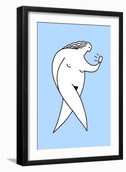 Chubby Selfie 2-Robert Farkas-Framed Giclee Print