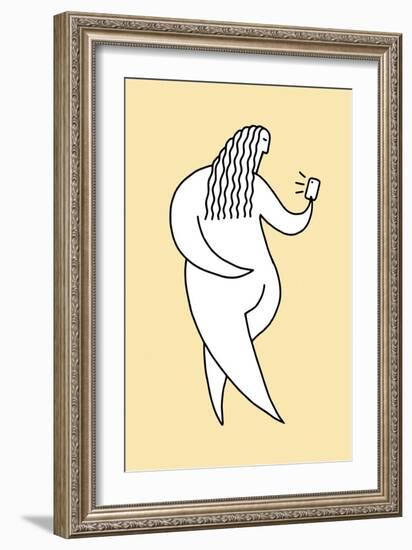 Chubby Selfie 3-Robert Farkas-Framed Giclee Print