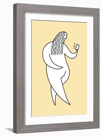 Chubby Selfie 3-Robert Farkas-Framed Giclee Print