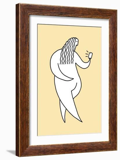 Chubby Selfie 3-Robert Farkas-Framed Giclee Print