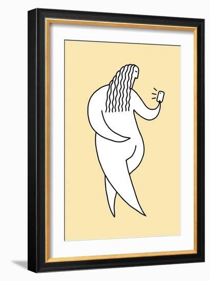 Chubby Selfie 3-Robert Farkas-Framed Giclee Print