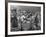 Chuck Connors in Scenes from This TV Series in Which He Stars with His Kids Among the Child Actors-Grey Villet-Framed Premium Photographic Print