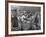 Chuck Connors in Scenes from This TV Series in Which He Stars with His Kids Among the Child Actors-Grey Villet-Framed Premium Photographic Print