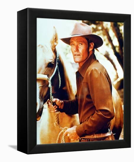 Chuck Connors - The Rifleman-null-Framed Stretched Canvas