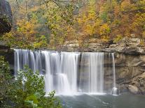 Upper Cataract Falls on Mill Creek in Autumn at Lieber Sra, Indiana-Chuck Haney-Photographic Print