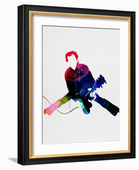 Chuck Watercolor-Lora Feldman-Framed Art Print