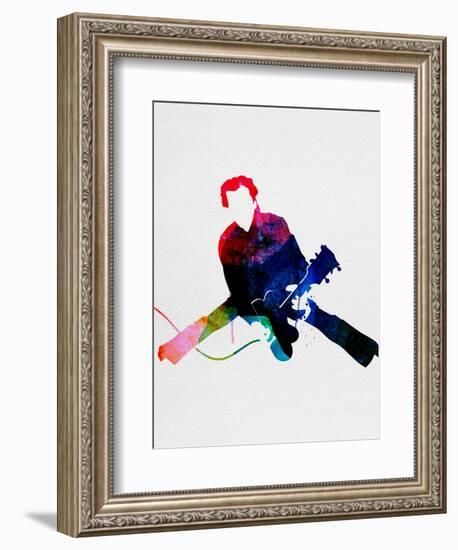 Chuck Watercolor-Lora Feldman-Framed Premium Giclee Print