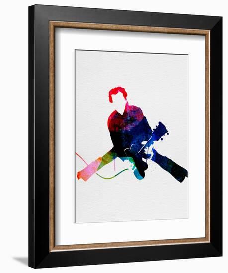 Chuck Watercolor-Lora Feldman-Framed Art Print