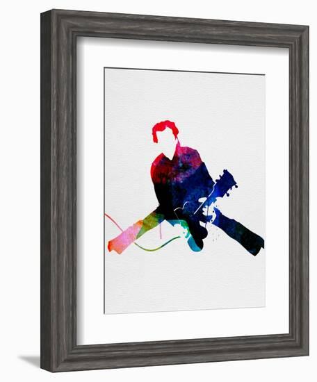 Chuck Watercolor-Lora Feldman-Framed Art Print