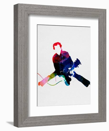 Chuck Watercolor-Lora Feldman-Framed Art Print