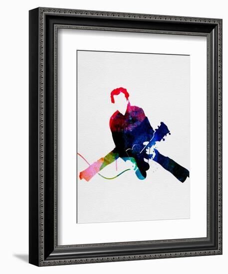 Chuck Watercolor-Lora Feldman-Framed Art Print