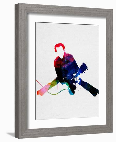 Chuck Watercolor-Lora Feldman-Framed Art Print