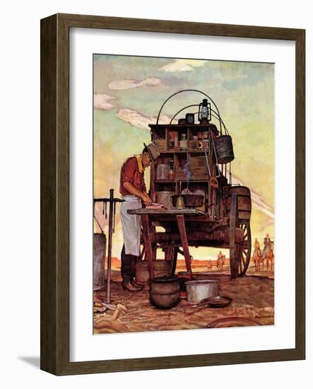 "Chuckwagon," September 14, 1946-Mead Schaeffer-Framed Giclee Print