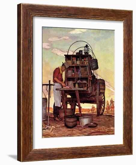 "Chuckwagon," September 14, 1946-Mead Schaeffer-Framed Giclee Print