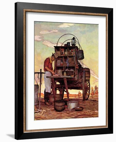 "Chuckwagon," September 14, 1946-Mead Schaeffer-Framed Giclee Print