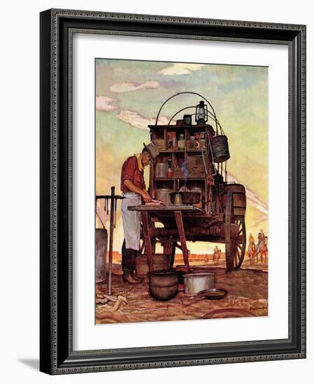 "Chuckwagon," September 14, 1946-Mead Schaeffer-Framed Giclee Print