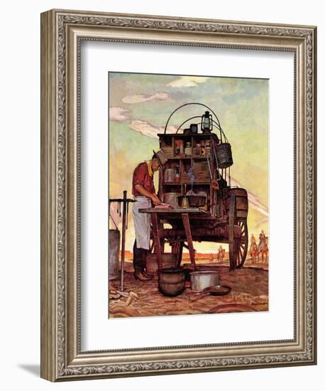 "Chuckwagon," September 14, 1946-Mead Schaeffer-Framed Giclee Print