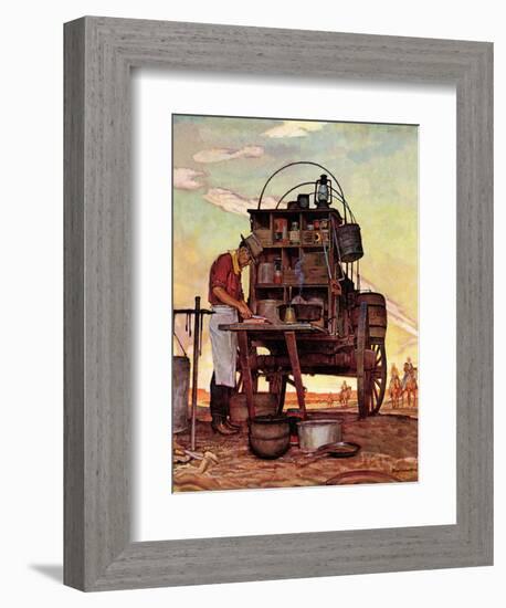 "Chuckwagon," September 14, 1946-Mead Schaeffer-Framed Giclee Print