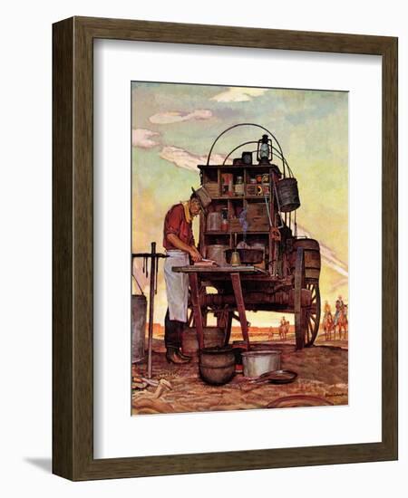 "Chuckwagon," September 14, 1946-Mead Schaeffer-Framed Giclee Print