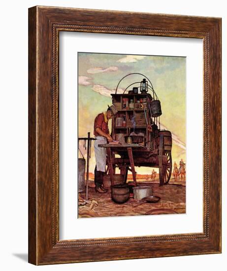 "Chuckwagon," September 14, 1946-Mead Schaeffer-Framed Giclee Print