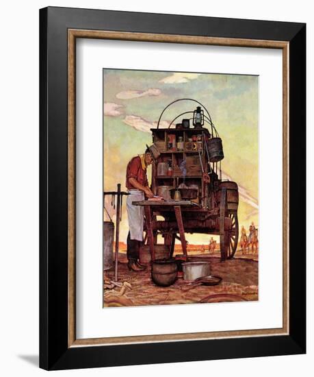 "Chuckwagon," September 14, 1946-Mead Schaeffer-Framed Giclee Print