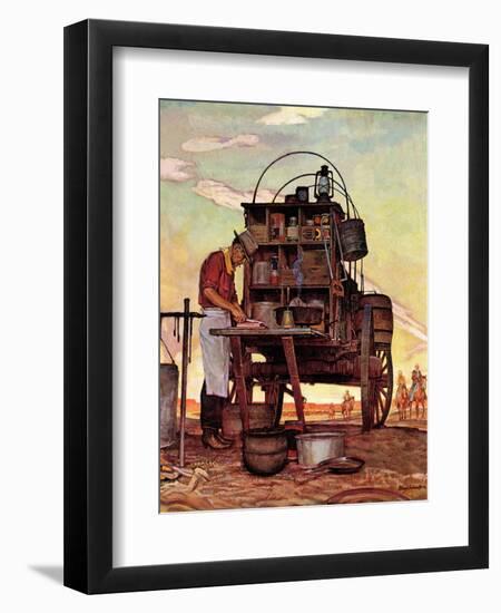 "Chuckwagon," September 14, 1946-Mead Schaeffer-Framed Giclee Print