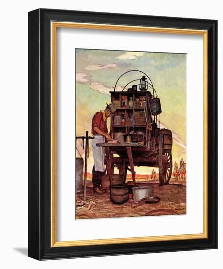 "Chuckwagon," September 14, 1946-Mead Schaeffer-Framed Giclee Print