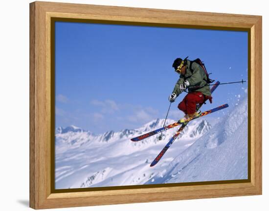 Chugach Mountains Alaska, USA-null-Framed Premier Image Canvas