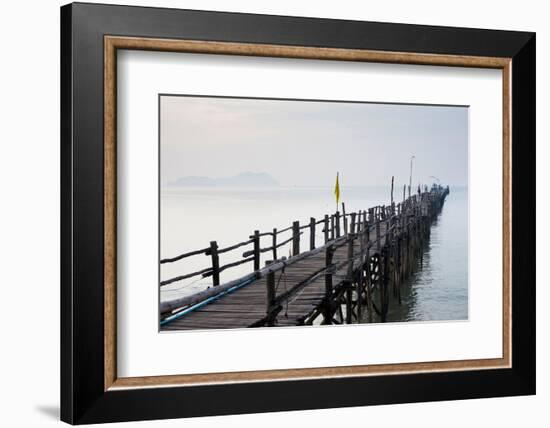 Chumphon, Thailand. Chumphon is one of the main ports for backpackers.-Micah Wright-Framed Photographic Print