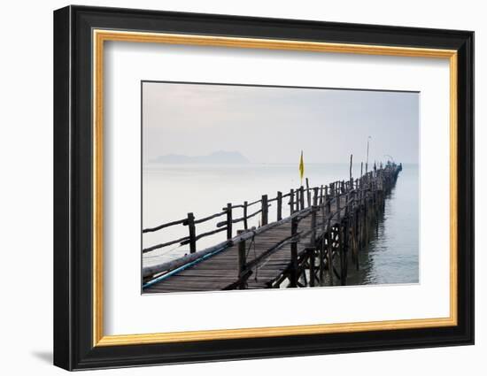 Chumphon, Thailand. Chumphon is one of the main ports for backpackers.-Micah Wright-Framed Photographic Print